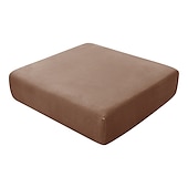 economico Rivestimento seduta e braccioli divano-1 pezzo di fodera per cuscino per divano in velluto elasticizzato, fodera per cuscino in peluche bordeaux per cuscino per sedia, protezione per mobili, cuscino per sedile, fodera per divano con fondo