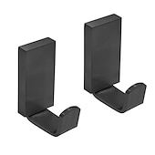 cheap Robe Hooks-2pcs Wall Hooks for Coats,Stainless Steel Robe Hooks,Wall Mounted Coat Hooks For Bathroom,Bedroom,Kitchen(Brushed Nickel/Brushed Golden/Black)