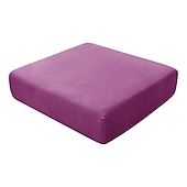 economico Rivestimento seduta e braccioli divano-1 pezzo di fodera per cuscino per divano in velluto elasticizzato, fodera per cuscino in peluche bordeaux per cuscino per sedia, protezione per mobili, cuscino per sedile, fodera per divano con fondo