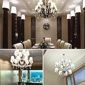 ieftine Becuri Porumb LED-6w e14/e27, telecomandă fără electrod, bec cu LED de porumb, 400lm, super luminos, în trei culori, echivalent cu becuri cu halogen de 100w, potrivit pentru mai multe locuri de iluminat interior 4/6 buc.