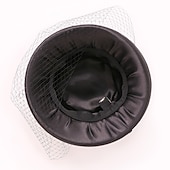 abordables Chapeaux de Fête-Fascinateurs de velours élégants de mode / chapeaux avec nœud papillon / nœud papillon en satin / tulle 1pc occasion spéciale / fête / soirée / dames jour casque