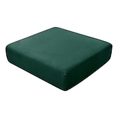 economico Rivestimento seduta e braccioli divano-1 pezzo di fodera per cuscino per divano in velluto elasticizzato, fodera per cuscino in peluche bordeaux per cuscino per sedia, protezione per mobili, cuscino per sedile, fodera per divano con fondo