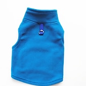 abordables Vêtements &amp; accessoires-Chien Gilet polaire Sweat-shirts Hiver Chaud Doux Mode Confortable Intérieur Vacances Vêtements pour chiens
