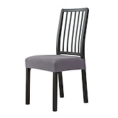 Seat Covers for Dining Room Chairs with Ties Burgundy Stretch Jacquard Chair Covers Removable Washable Kitchen Chair Seat Cushion Slipcovers Protector 38