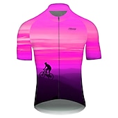 Férfi Biciklis ruházat Gradiens Mintás 3D Rövid ujjú Kerékpár Dzsörzé Felsők 3 hátsó zsebbel Hegyi biciklizés Országúti biciklizés Kerékpár Gyors szárítás Ultraibolya biztos Fényvisszaverő csíkok olcso Férfi mezek-Férfi Biciklis ruházat Gradiens Mintás 3D Rövid ujjú Kerékpár Dzsörzé Felsők 3 hátsó zsebbel Hegyi biciklizés Országúti biciklizés Kerékpár Gyors szárítás Ultraibolya biztos Fényvisszaverő csíkok