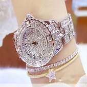 baratos Relógios Quartz-Irmã abelha Feminino Relógios de Quartzo Diamante Cronógrafo Moda Relógio de Pulso IMPERMEÁVEL Decoração Correia de Aço Inoxidável Assista