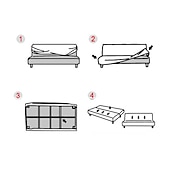 baratos Capa do sofá futon.-capa de futon capa de sofá elástica capa de sofá de amor capa de sofá para cães animal de estimação, capa de sofá-cama capa de sofá lavável protetor de móveis macio durável