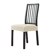 Seat Covers for Dining Room Chairs with Ties Burgundy Stretch Jacquard Chair Covers Removable Washable Kitchen Chair Seat Cushion Slipcovers Protector 45