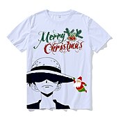 levne Kreslená a filmová postava-One Piece Opice D. Luffy Trička Anime Animák Anime Harajuku Grafika Kawaii Pro Pro páry Pánské Dámské Dospělé Zpátky do školy Horká ražba