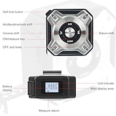お買い得  物理的測定器-レーザー巻尺2-in-1レーザー巻尺131フィート多機能巻尺16フィート/ 5m、液晶デジタルディスプレイ付きナイロンコーティングテープ、磁気フック付きdiy測定面積/体積