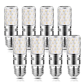 cheap LED Corn Lights-12W E14 E27 Led Candlestick Bulb AC85-265V Silver LED Corn Bulb Two-color Temperature Corn Lamp Equivalent to the Traditional 100 Watt 1400lm  Led Chandelier Bulb