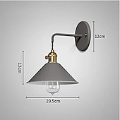 cheap LED Wall Lights-Lightinthebox Wall Lamps Wall Sconces Metal Wall Light Nordic Style 110-120V 220-240V 60 W / CE Certified / E26 / E27