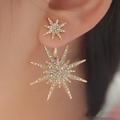 abordables Boucles d&#039;oreilles-1pc femme boucles d&#039;oreilles chic &amp; moderne fête étoile boucle d&#039;oreille / mariage / or / argent / automne / hiver