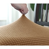 tanie Pokrowiec na krzesło do jadalni-pokrowce na krzesła do jadalni z wiązaniami bordowe elastyczne pokrowce na krzesła żakardowe zdejmowane nadające się do prania pokrowce na siedziska krzeseł kuchennych