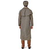 levne Pánské kostýmy-Retro Řvoucí 20s 20. léta 20. století Kabát Maškarní Čepice lovců na jeleny Sherlock Holmes Maškarní kostým Pánské Karneval Plesová maškaráda Párty Plesová maškaráda Dospělé Kabát Klobouk Podzim zima