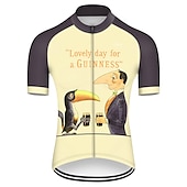 abordables Maillots pour hommes-Homme Maillot Velo Cyclisme Manche Courte Cyclisme Maillot Top avec 3 poches arrière VTT Vélo tout terrain Vélo Route Cyclisme Respirable Séchage rapide Résistant aux ultraviolets Jaune Rose Noir