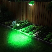 economico Fari Esterni-2pcs riflettore di paesaggio solare all&#039;aperto 2 modalità di luminosità 2 in 1 riflettore di paesaggio solare ip67 luce esterna solare impermeabile luci di via della luce del prato