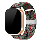 levne Pásky na hodinky Fitbit-Pásek hodinek pro Fitbit Versa 3 Sense Nylon Výměna, nahrazení Popruh Pletený Nastavitelný Prodyšné Sólová smyčka Náramek
