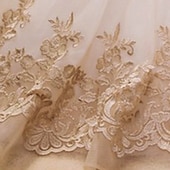 preiswerte Kleider für die Blumenmädchen-kinderkleidung Mädchen Blumenmädchen Kleid Kleid Blumen Einfarbig Ärmellos Hochzeit Party Geburtstag Spitze Rüschen Gitter Kuschelig Prinzessin Polyester Maxi A Linie Kleid Tüll-Kleid Sommer Herbst