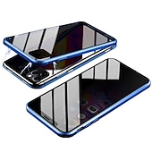 זול נרתיקים לאייפון-case טלפון לאייפון 16 אייפון 15 פרו מקס פלוס אייפון 14 13 12 11 פרו מקס פלוס מיני X XR XS מקס 8 7 פלוס ספיגה מגנטית הגנת גוף מלאה כפולה נגד הצצה זכוכית מזוגגת מתנות ליום האב
