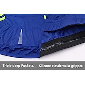 preiswerte Radtrikot Herren-Arsuxeo Herren Langarm Fahrradtrikot Winter Polyester Dunkelgrau Weiß Grau Volltonfarbe Fahhrad Trikot / Radtrikot Bergradfahren Straßenradfahren Reflexstreiffen Tasche auf der Rückseite Sport