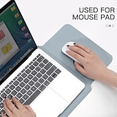 お買い得  ラップトップバッグ、ケース、スリーブ-ラップトップスリーブ 12 &quot; 13 &quot; 15 &quot; インチ と互換性があります Macbook Air Pro, HP, Dell, Lenovo, Asus, Acer, Chromebook Notebook 防水機能 耐衝撃 PUレザー 純色 のために 営業所