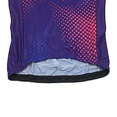 abordables Maillots de mujer-Mujer Maillot de Ciclismo A Lunares Manga Larga Bicicleta Maillot Camiseta con 3 bolsillos traseros MTB Bicicleta Montaña Ciclismo Carretera Secado rápido Bandas Reflectantes Bolsillo trasero