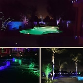 economico Fari Esterni-2pcs riflettore di paesaggio solare all&#039;aperto 2 modalità di luminosità 2 in 1 riflettore di paesaggio solare ip67 luce esterna solare impermeabile luci di via della luce del prato