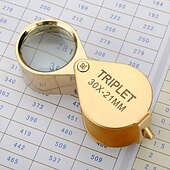 ieftine Testere &amp; Detectoare-bijuterii pliabile lupă lupă portabilă 30x21 lupă lupă dimensiune lupă minunată ochelari lupă monede timbre antichități
