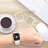 Χαμηλού Κόστους Smartwatch Θήκη-3 τμχ Παρακολουθήστε Προστατευτικό οθόνης Συμβατό με Apple  iWatch Series 8/7/6/5/4/3/2/1 / SE Προστατευτικά Οθόνης με Ασφάλεια Απορρήτου Υψηλή Ανάλυση Ευαίσθητο στην αφή Σκληρυμένο Γυαλί