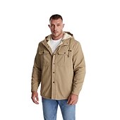 preiswerte Pufferjacken-Herren Hoodie Jacke Winter Draussen Warm Oberbekleidung Winterjacken Sherpa-Jacke Jagd Camping / Wandern / Höhlenforschung Reisen Schwarz Kaki Grau