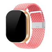 levne Pásky na hodinky Fitbit-Pásek hodinek pro Fitbit Versa 3 Sense Nylon Výměna, nahrazení Popruh Pletený Nastavitelný Prodyšné Sólová smyčka Náramek