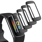 economico Proteggi schermo per smartwatch-4 pezzi Guarda Proteggi Schermo Compatibile con Fitbit Carica Fitbit 5 Protettori privacy dello schermo Alta definizione Anti-graffi TPU Accessori per orologi