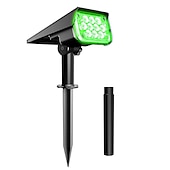 economico Fari Esterni-2pcs riflettore di paesaggio solare all&#039;aperto 2 modalità di luminosità 2 in 1 riflettore di paesaggio solare ip67 luce esterna solare impermeabile luci di via della luce del prato