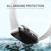 Χαμηλού Κόστους Smartwatch Θήκη-3 τμχ Παρακολουθήστε Προστατευτικό οθόνης Συμβατό με Apple  iWatch Series 8/7/6/5/4/3/2/1 / SE Προστατευτικά Οθόνης με Ασφάλεια Απορρήτου Υψηλή Ανάλυση Ευαίσθητο στην αφή Σκληρυμένο Γυαλί