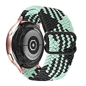 billige Garmin klokkebånd-Klokkerem til Garmin Huawei Forerunner 265S 265 Venu 3S 3 Active 5 Vivoactive 4S 4 Vivomove Sport Luxe Style HR Approach S42 S40 S12 18mm 20mm 22mm Nylon Erstatning Stropp 18mm 20mm 22mm Sportsrem
