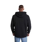 preiswerte Pufferjacken-Herren Hoodie Jacke Winter Draussen Warm Oberbekleidung Winterjacken Sherpa-Jacke Jagd Camping / Wandern / Höhlenforschung Reisen Schwarz Kaki Grau