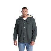 preiswerte Pufferjacken-Herren Hoodie Jacke Winter Draussen Warm Oberbekleidung Winterjacken Sherpa-Jacke Jagd Camping / Wandern / Höhlenforschung Reisen Schwarz Kaki Grau