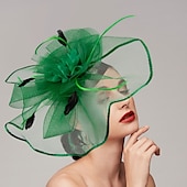 levne Fascinátory-Pera  síťové fascinátory  klobouky  čelenka s perem  čepicí  květinou 1 ks svatba  dostihy  Melbourne Cup čelenka která okouzlí na dostihy