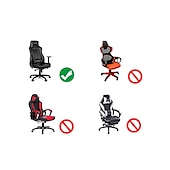 abordables Funda para silla de oficina-Funda para silla de oficina dividida, funda para silla de juego, color burdeos, elástica, lavable, funda para silla de ordenador, para sillón, silla giratoria, silla de juego, silla de jefe de