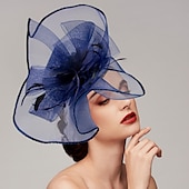 levne Fascinátory-Pera  síťové fascinátory  klobouky  čelenka s perem  čepicí  květinou 1 ks svatba  dostihy  Melbourne Cup čelenka která okouzlí na dostihy