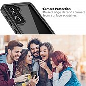abordables Coques Samsung-Coque de téléphone pour Samsung Galaxy S24 S25 Ultra étui complet transparent avec protection d&#039;écran transparent étanche TPU PC
