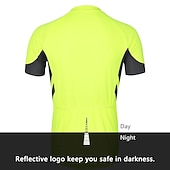 cheap Women's Jerseys-Men's Cycling Jersey Solid Color Short Sleeve Bike Jersey with 3 Rear Pockets Mountain Bike MTB Road Bike Cycling Breathability Reflective Strips Back Pocket Ultra Light Fabric Sports Dark Grey White
