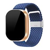 levne Pásky na hodinky Fitbit-Pásek hodinek pro Fitbit Versa 3 Sense Nylon Výměna, nahrazení Popruh Pletený Nastavitelný Prodyšné Sólová smyčka Náramek