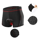 baratos Roupa interior masculina e Camada Base-Arsuxeo Homens Roupa interior de ciclismo Calções de bicicleta Shorts acolchoados 3D Moto Shorts Roupa Íntima Shorts acolchoados / camurça Modelagem Race Fit ideal para corrida Ciclismo de Montanha