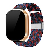 levne Pásky na hodinky Fitbit-Pásek hodinek pro Fitbit Versa 3 Sense Nylon Výměna, nahrazení Popruh Pletený Nastavitelný Prodyšné Sólová smyčka Náramek