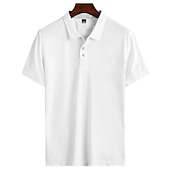 abordables Polo géométrique pour homme-Homme Géométrique Polo Chemise de golf Manche Courte Polos Chemises à Col Vêtement décontracté de travaile Vêtements de vacances Tenue formelle Vêtements de festival Boutons Impression 3D Vert Claire