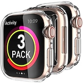 Χαμηλού Κόστους Smartwatch Θήκη-3 τμχ Παρακολουθήστε Προστατευτικό οθόνης Συμβατό με Apple  iWatch Series 8/7/6/5/4/3/2/1 / SE Προστατευτικά Οθόνης με Ασφάλεια Απορρήτου Υψηλή Ανάλυση Ευαίσθητο στην αφή Σκληρυμένο Γυαλί