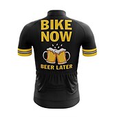 abordables Maillots Hombre-Hombre Maillot de Ciclismo Gracioso Cerveza Manga Corta Bicicleta Maillot Camiseta con 3 bolsillos traseros MTB Bicicleta Montaña Ciclismo Carretera Secado rápido Bandas Reflectantes Bolsillo trasero