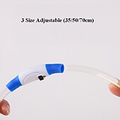お買い得  犬用首輪＆ハーネス＆リード-安定したフラッシュ点滅ライトで調整可能なled犬の首輪usb充電式ナイロン犬の点滅首輪